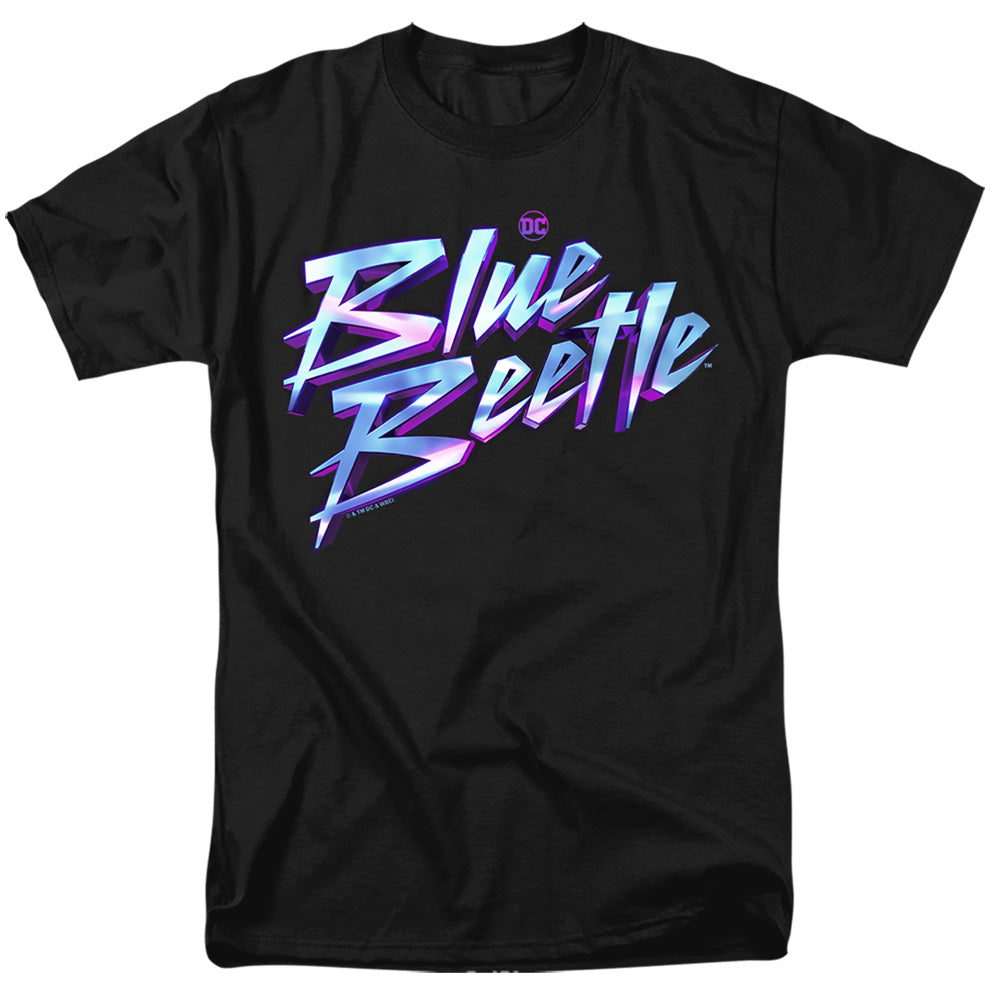 Blue Beetle - Logo - Adult Unisex Short Sleeve T-Shirt - Black