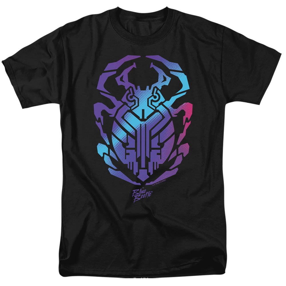 Blue Beetle - Scarab - Adult Unisex Short Sleeve T-Shirt - Black