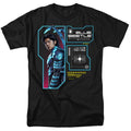 Blue Beetle - Data Read Out - Adult Unisex Short Sleeve T-Shirt - Black