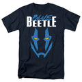 Blue Beetle - Mask - Adult Unisex Short Sleeve T-Shirt - Blue