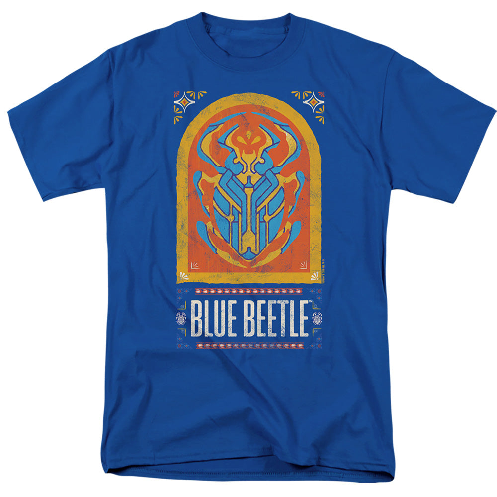 Blue Beetle - Archway - Adult Unisex Short Sleeve T-Shirt - Blue