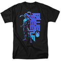 Blue Beetle - Standing - Adult Unisex Short Sleeve T-Shirt - Black