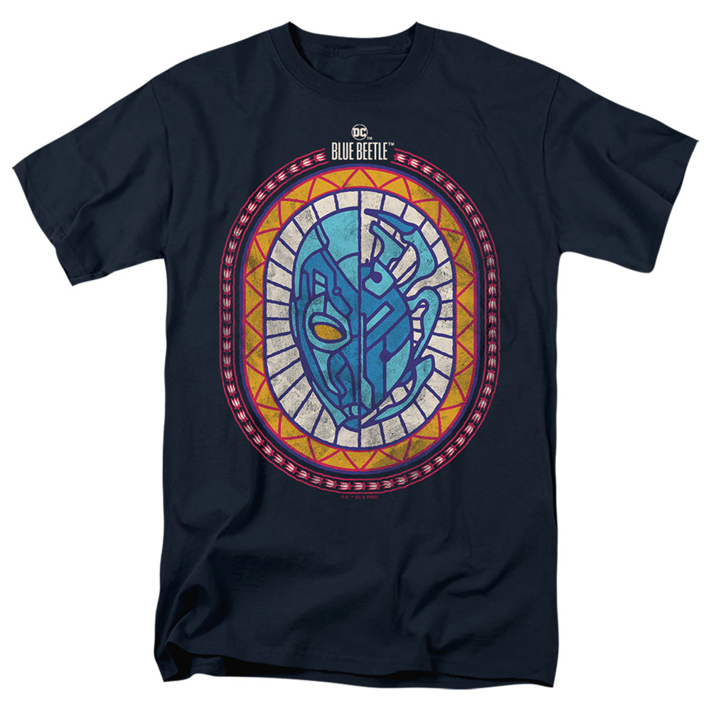 Blue Beetle - Reyes Courage - Adult Unisex Short Sleeve T-Shirt - Blue