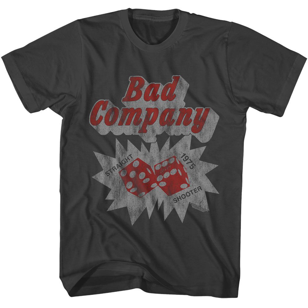 Bad Company - Straight Shooter - Officially Licensed Adult Short Sleeve T-Shirt