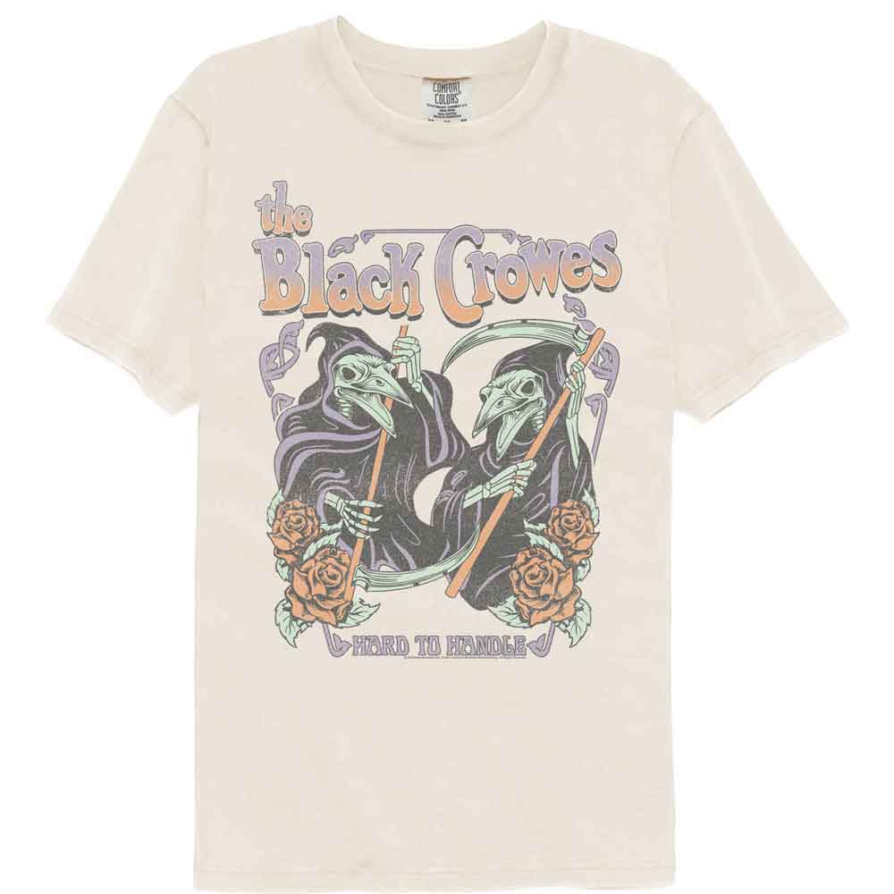 The Black Crowes - Grim Reaper Crows - American Classics Adult Short Sleeve Comfort Color T-Shirt