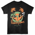 Black Crowes - Gig Poster - Front Print Adult Short Sleeve Solid T-Shirt - Black