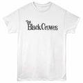 Black Crowes - Distressed Logo - Front Print Adult Short Sleeve Solid T-Shirt - White