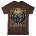 Black Crowes - Reaper Crows - Adult Unisex Short Sleeve T-Shirt - Dark Chocolate