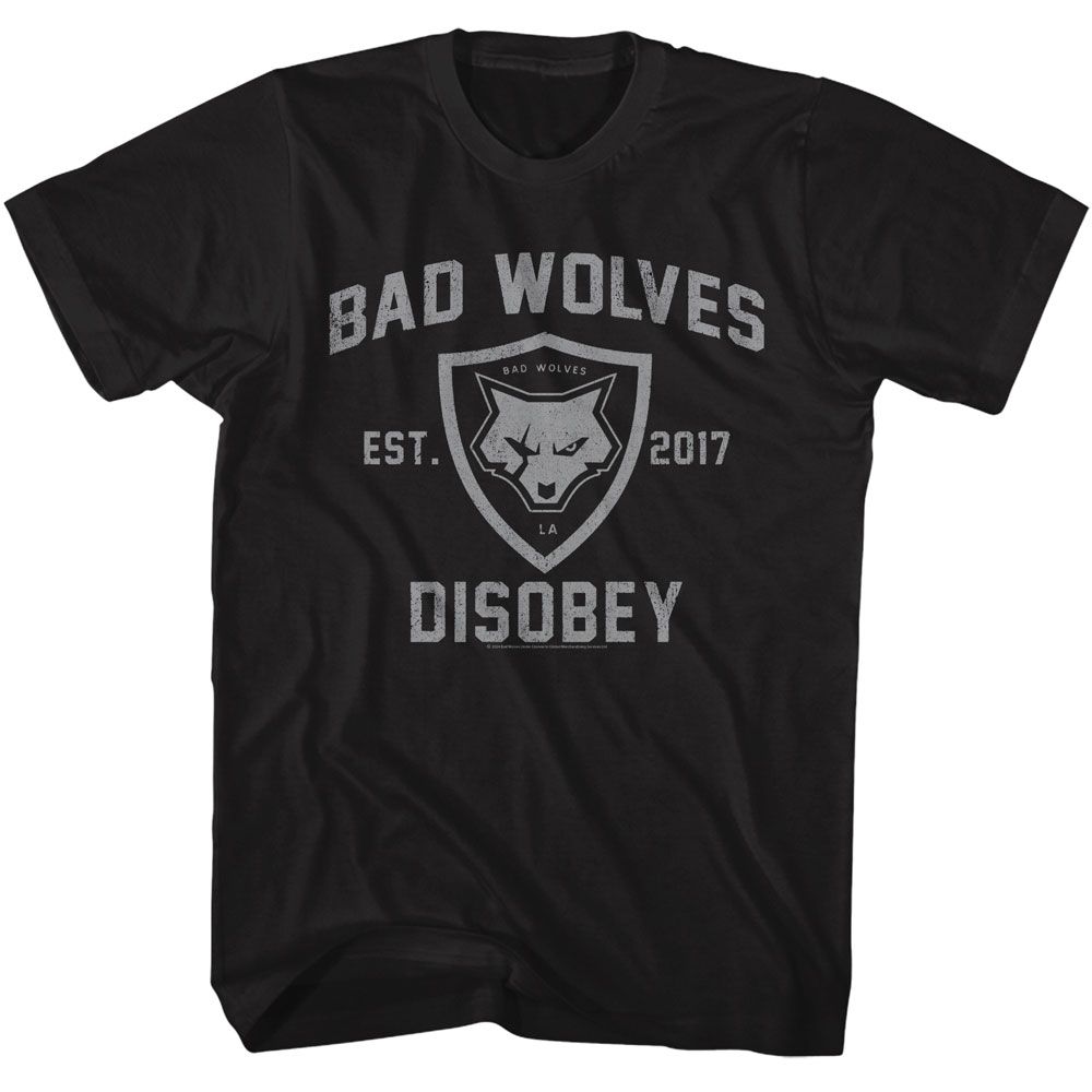 Bad Wolves - Disobey - Officially Licensed Adult Short Sleeve T-Shirt