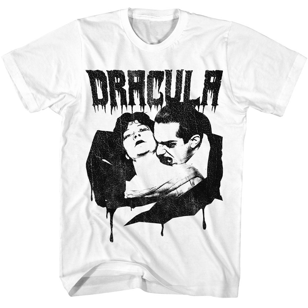 Bela Lugosi - Neck Bite - American Classics - Solid White Adult Short Sleeve T-Shirt