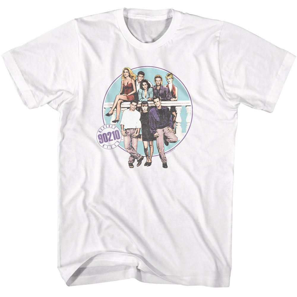 Beverly Hills 90210 - Balcony Group - American Classics - Adult Short Sleeve T-Shirt