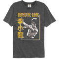 Bruce Lee - Perpendicular Punch - American Classics - Solid Gray Adult Short Sleeve Comfort Color T-Shirt