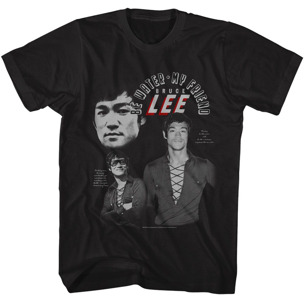 Bruce Lee - Be Water - American Classics Adult Short Sleeve T-Shirt