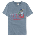 Big League Chew - Outta Here Original - American Classics - Solid Blue Adult Short Sleeve Comfort Color T-Shirt
