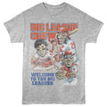 Big League Chew - Welcome To The Big Leagues - Front Print Adult Short Sleeve Solid T-Shirt - Gray Heather