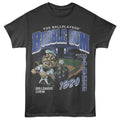 Big League Chew - Baseball Field - Front Print Adult Short Sleeve Solid T-Shirt - Smoke