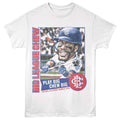 Big League Chew - Play Big Bunter - Front Print Adult Short Sleeve Solid T-Shirt - White