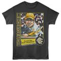 Big League Chew - Punch Out Pitcher - Front Print Adult Short Sleeve Solid T-Shirt - Smoke