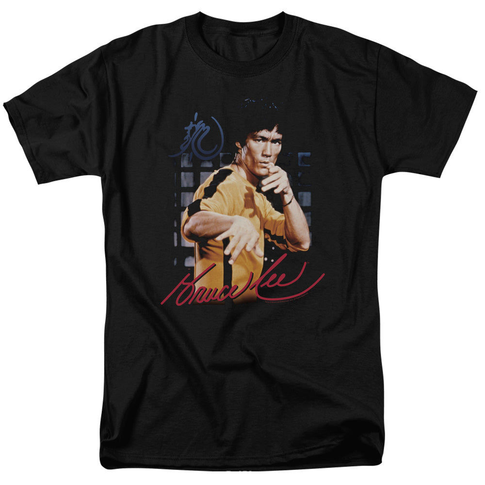 Bruce Lee - Yellow Jumpsuit - Adult Unisex Short Sleeve T-Shirt - Black