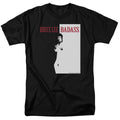 Bruce Lee - Badass - Adult Unisex Short Sleeve T-Shirt - Black