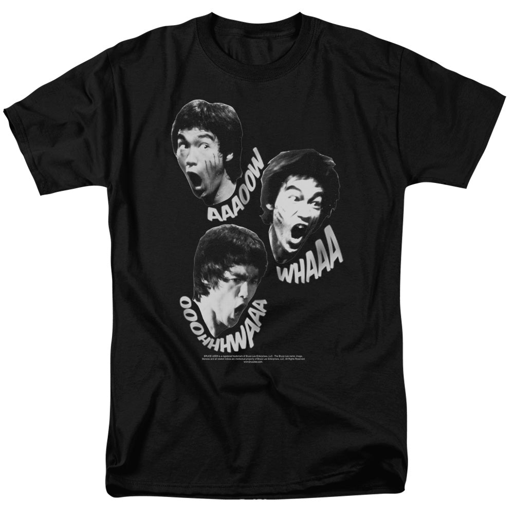 Bruce Lee - Sounds Of The Dragon - Adult Unisex Short Sleeve T-Shirt - Black