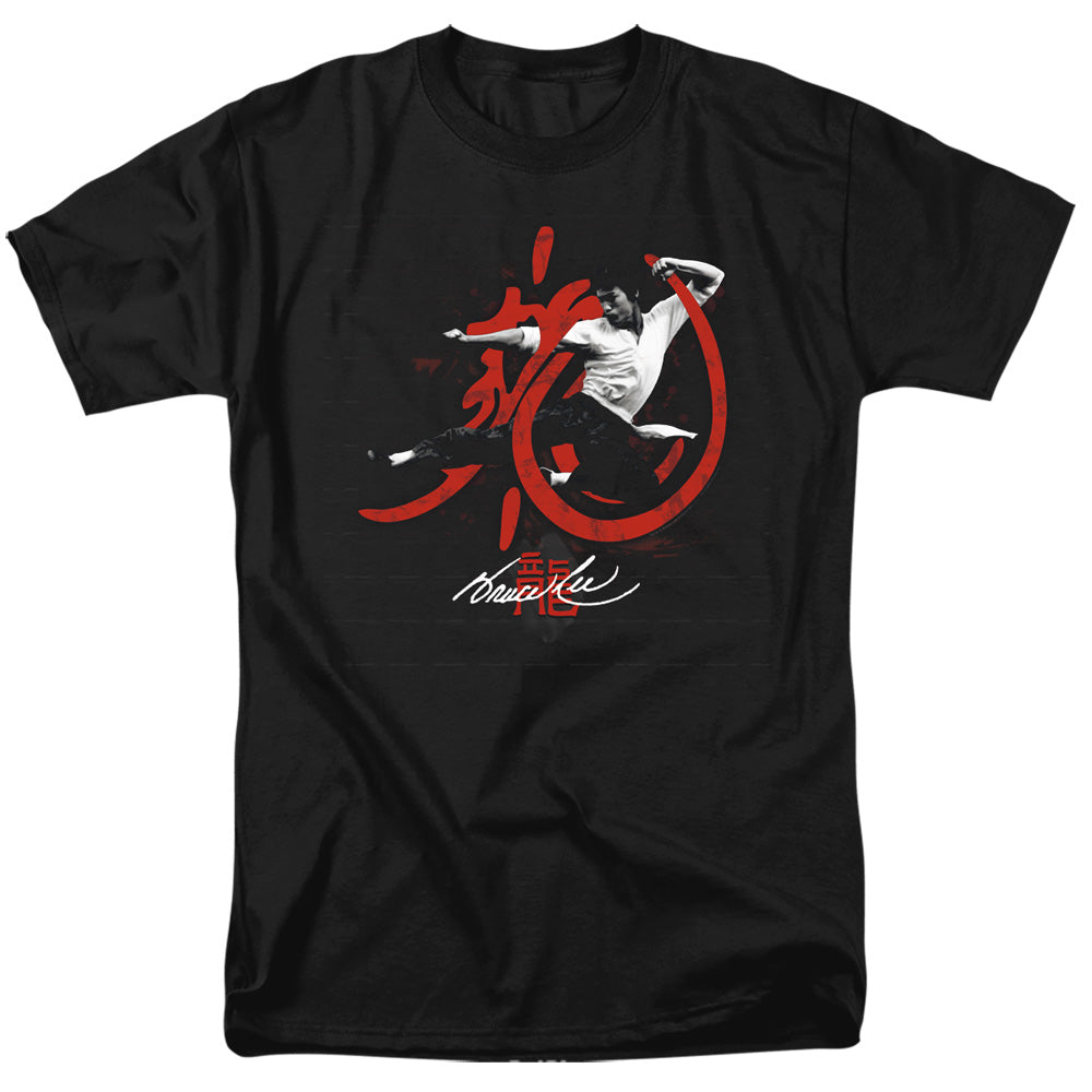 Bruce Lee - High Flying - Adult Unisex Short Sleeve T-Shirt - Black