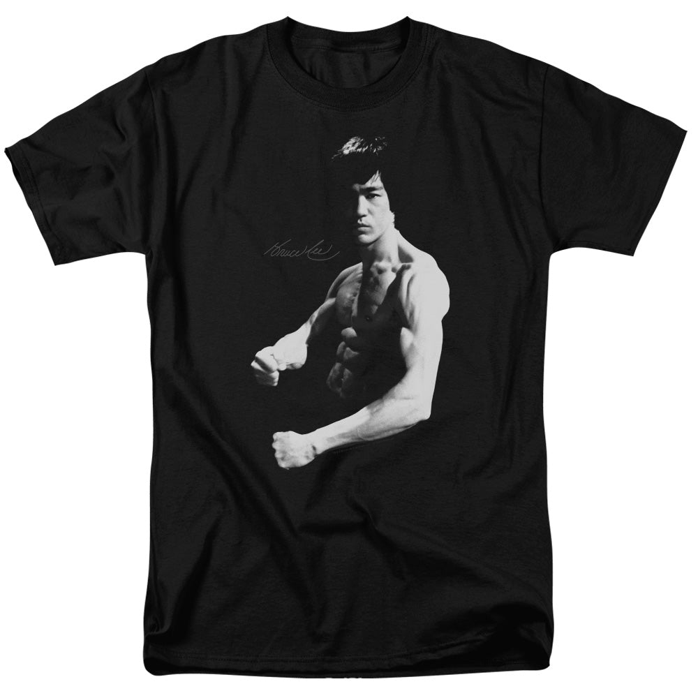 Bruce Lee - Stance - Adult Unisex Short Sleeve T-Shirt - Black