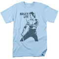 Bruce Lee - Fighter - Adult Unisex Short Sleeve T-Shirt - Blue