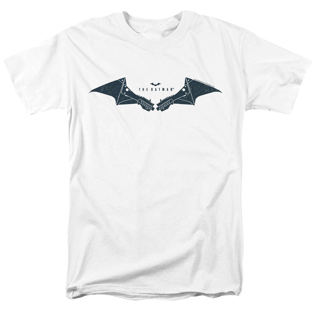 DC Comics - The Batman - Mechanical Bat Logo - Adult Unisex T-Shirt - White