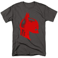 DC Comics - The Batman - Face Mask - Adult Unisex Short Sleeve T-Shirt - Gray