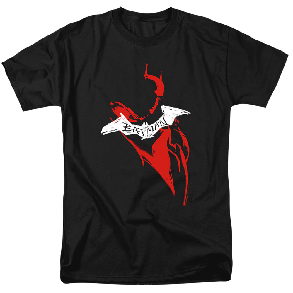 DC Comics - The Batman - Hand Drawn Silhouette - Adult Unisex T-Shirt - Black