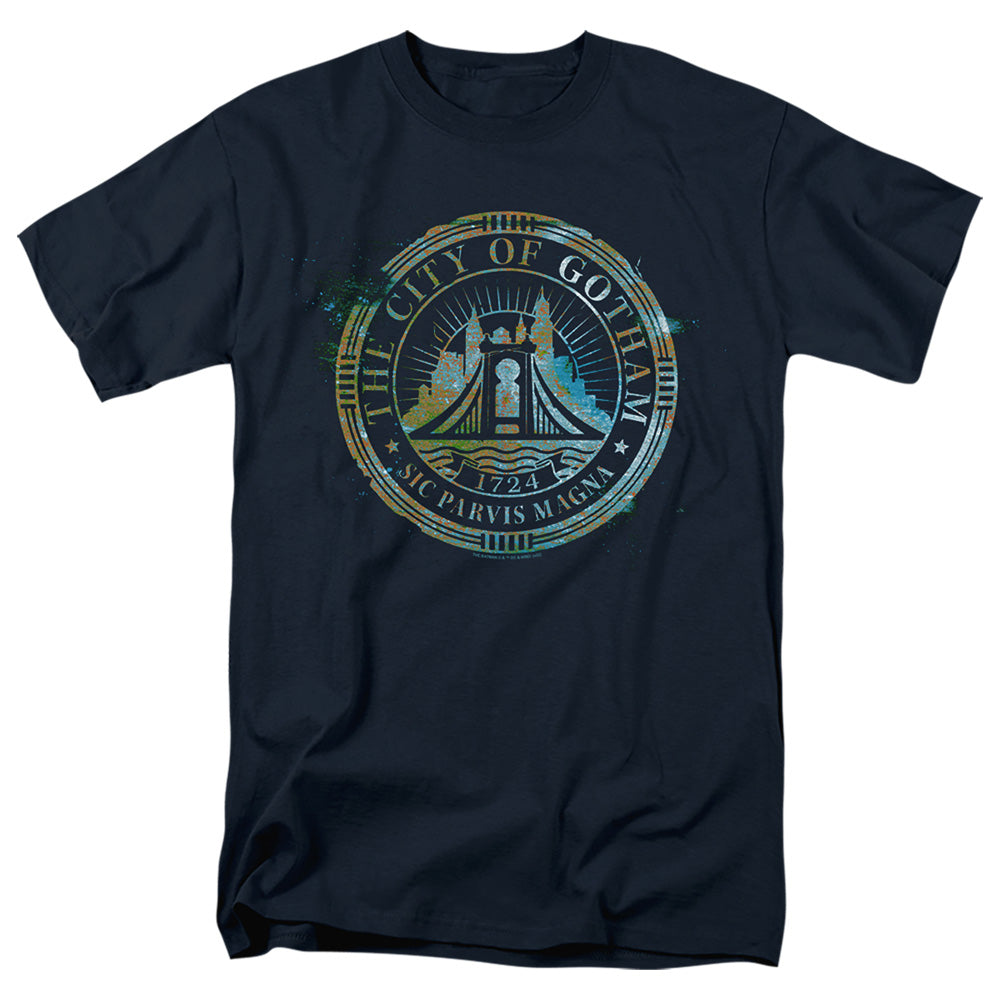 DC Comics - The Batman - City Of Gotham - Adult Unisex T-Shirt - Blue