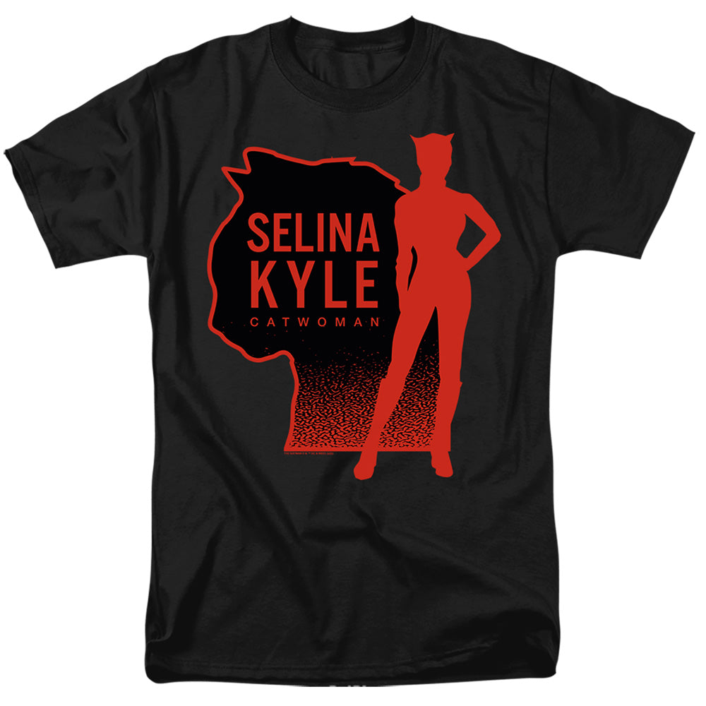 DC Comics - The Batman - Selina Kyle Catwoman - Adult Unisex T-Shirt - Black