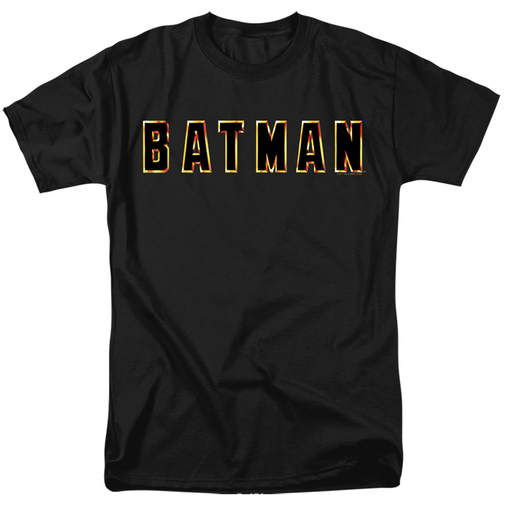 DC Comics - Batman 1989 - Title Logo - Adult Unisex Short Sleeve T-Shirt - Black