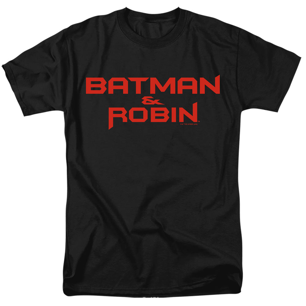 DC Comics - Batman - Logo And Symbol - Adult Unisex Short Sleeve T-Shirt - Black