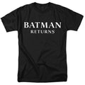 DC Comics - Batman Returns - Logo - Adult Unisex Short Sleeve T-Shirt - Black