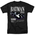 DC Comics - Batman 1989 - Batmobile Schematic - Adult Unisex T-Shirt - Black