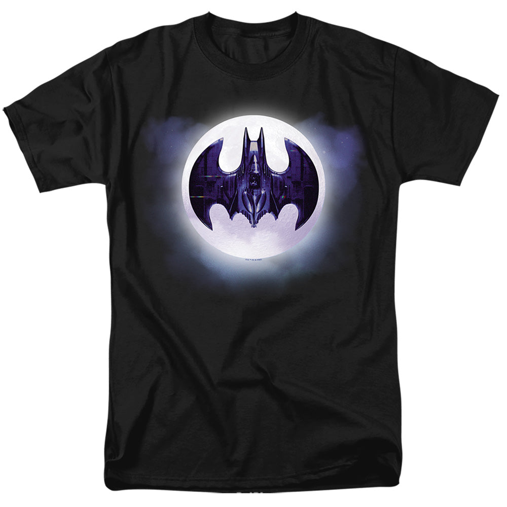 DC Comics - Batman 1989 - Batwing Moon - Adult Unisex T-Shirt - Black