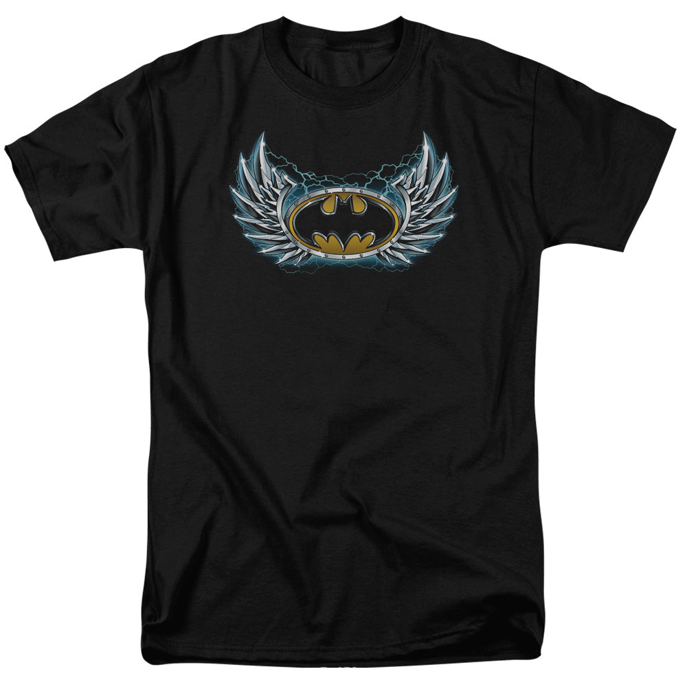 DC Comics - Batman - Steel Wings Logo - Adult Unisex T-Shirt - Black