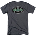 DC Comics - Batman - Circuitry Shield - Adult Unisex Short Sleeve T-Shirt - Gray