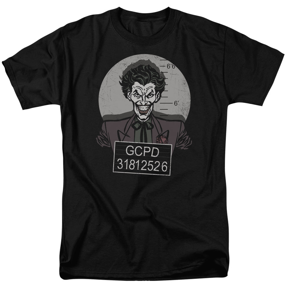 DC Comics - Batman - Busted! - Adult Unisex Short Sleeve T-Shirt - Black