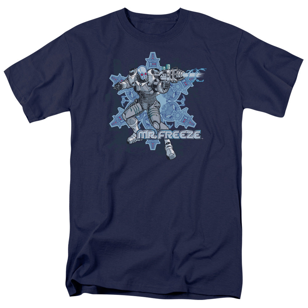 DC Comics - Batman - Mr Freeze - Adult Unisex Short Sleeve T-Shirt - Blue