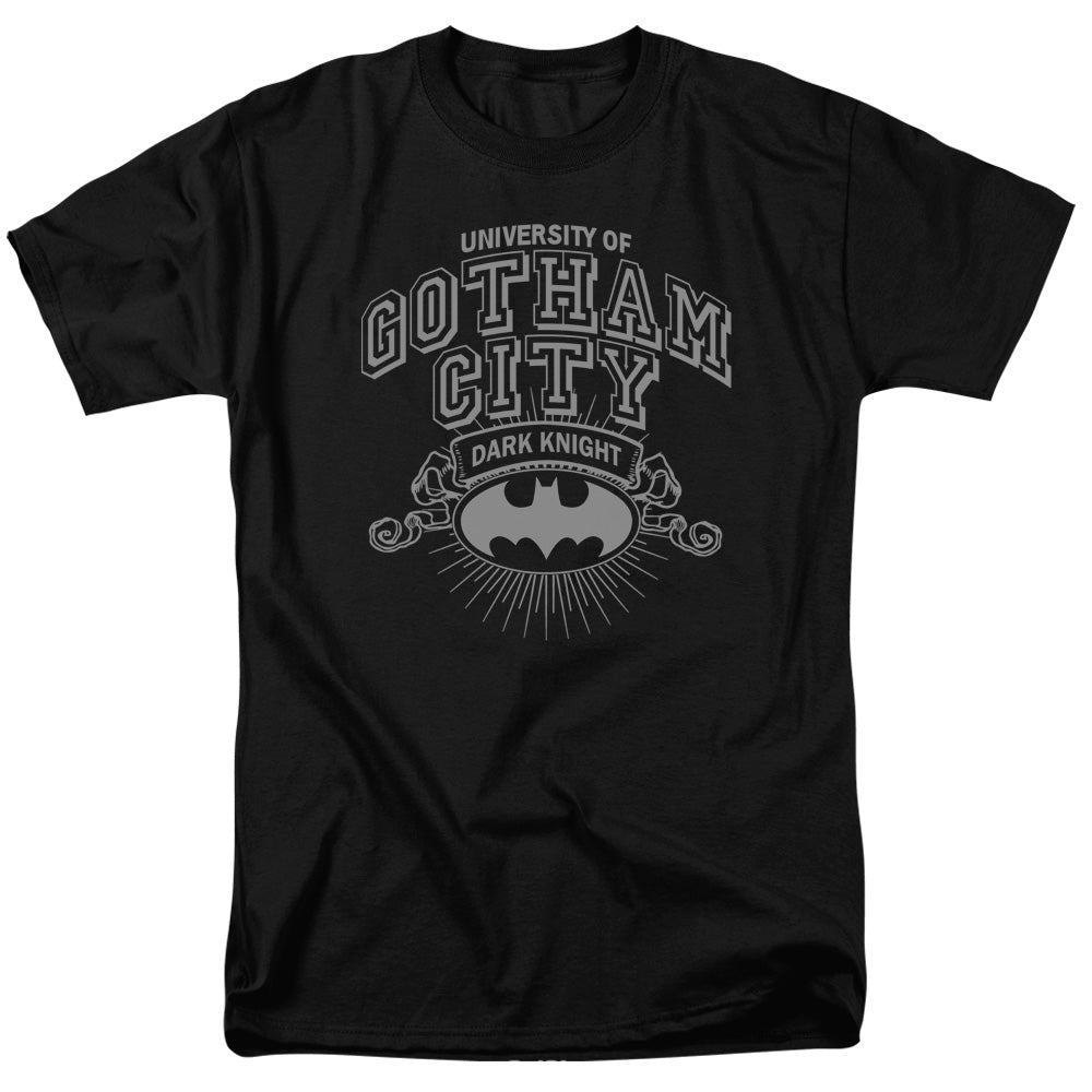 DC Comics - Batman - University Of Gotham - Adult Unisex T-Shirt - Black