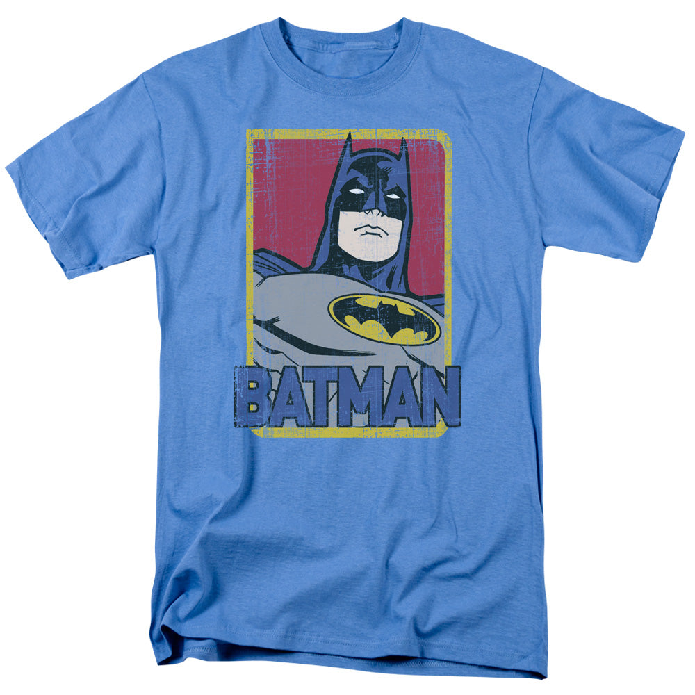DC Comics - Batman - Primary - Adult Unisex Short Sleeve T-Shirt - Blue