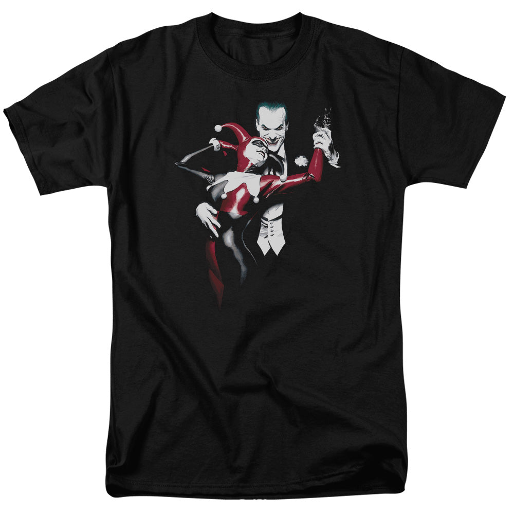 DC Comics - Batman - Harley And Joker - Adult Unisex T-Shirt - Black