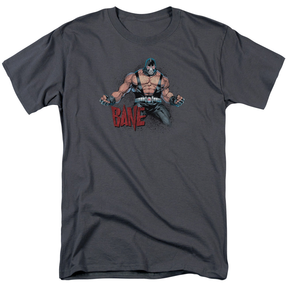 DC Comics - Batman - Bane Flex - Adult Unisex Short Sleeve T-Shirt - Gray
