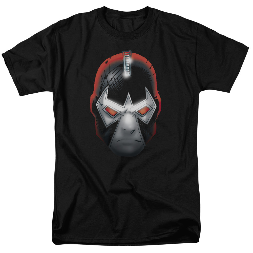 DC Comics - Batman - Bane Head - Adult Unisex Short Sleeve T-Shirt - Black