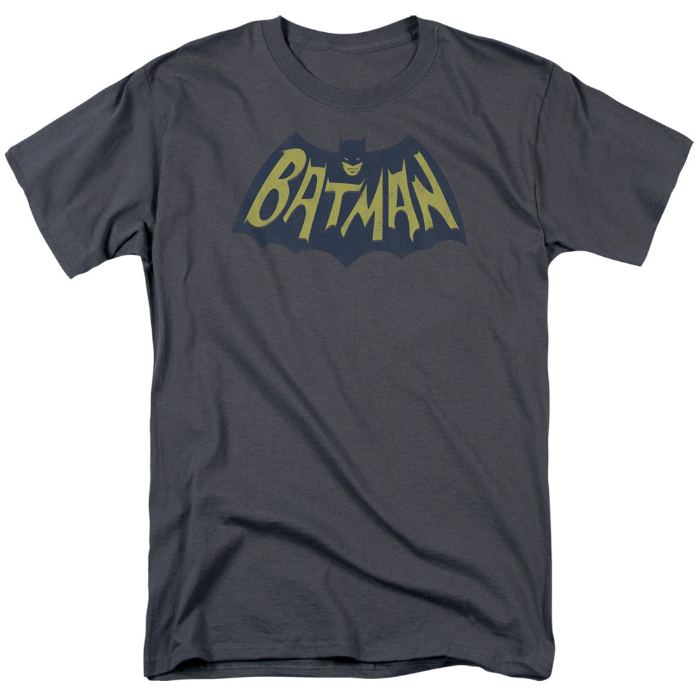 DC Comics - Batman - Show Bat Logo - Adult Unisex Short Sleeve T-Shirt - Gray