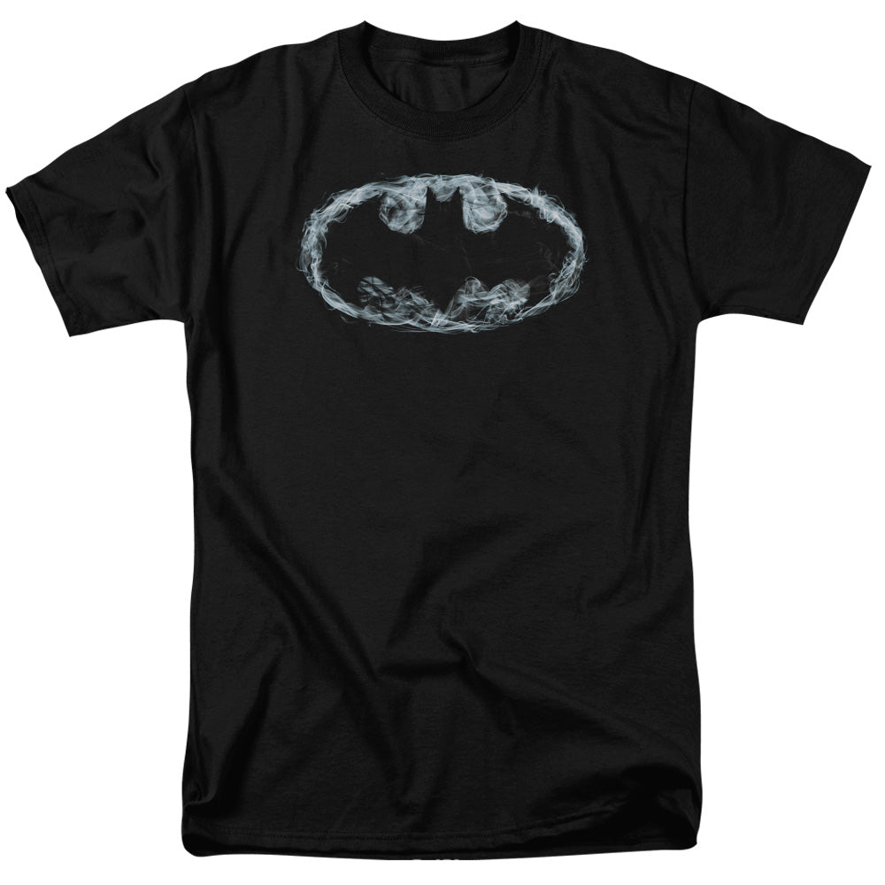 DC Comics - Batman - Smoke Signal - Adult Unisex Short Sleeve T-Shirt - Black