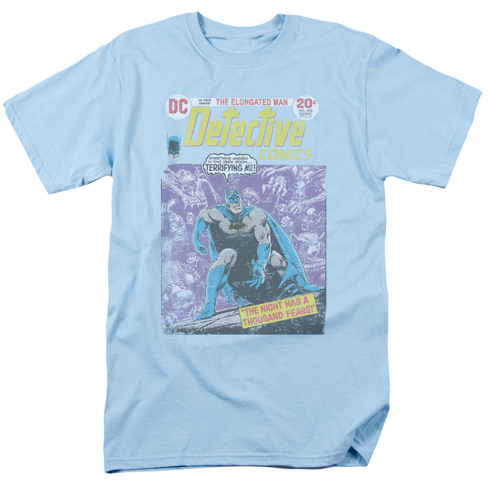 DC Comics - Batman - A Thousand Fears - Adult Unisex Short Sleeve T-Shirt - Blue